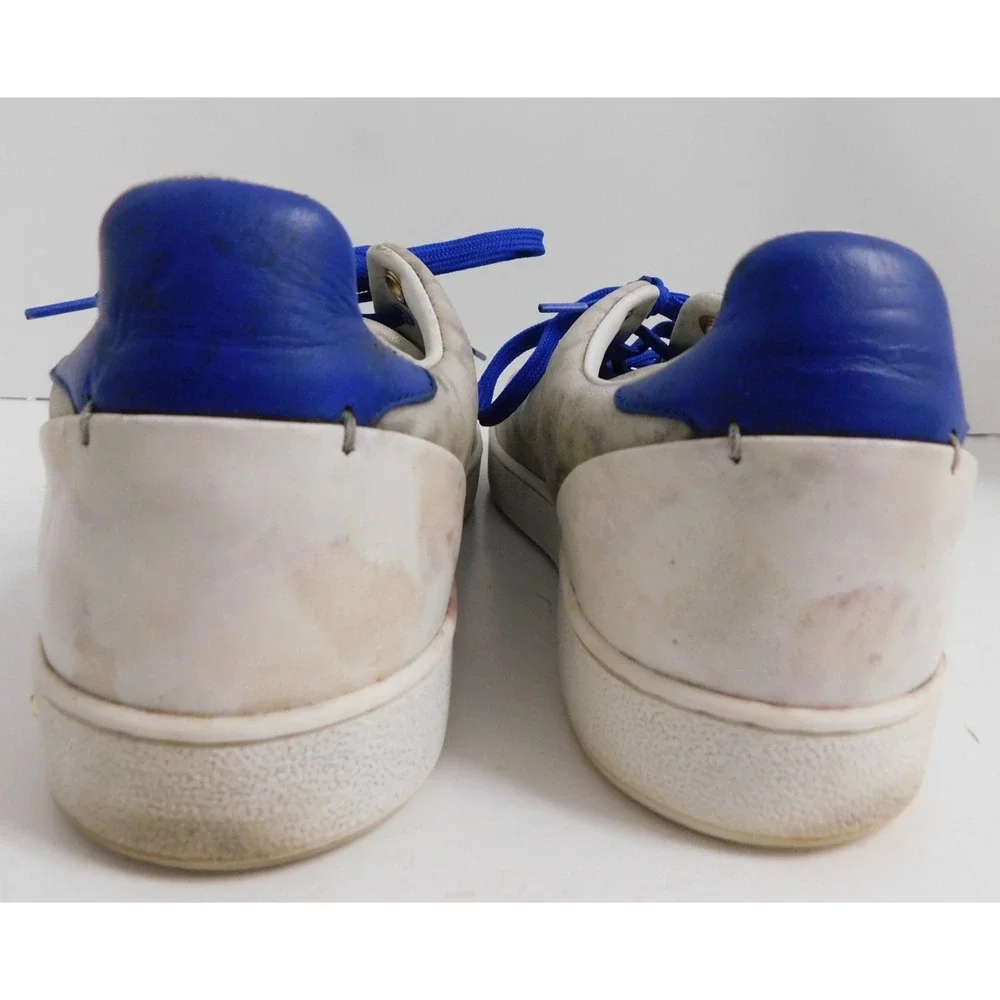 Louis Vuitton White Blue Monogram Technical Mesh Frontrow Sneaker sz39 AUTHENTIC